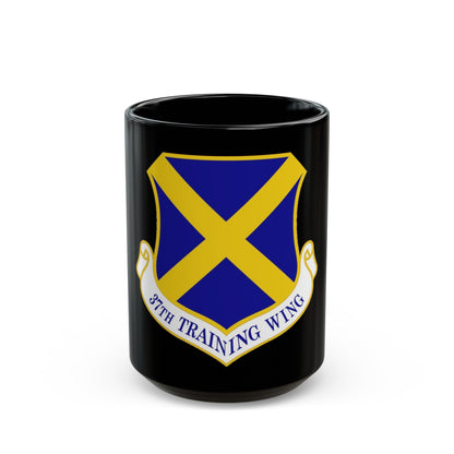 37th Training Wing (U.S. Air Force) Black Coffee Mug-15oz-The Sticker Space