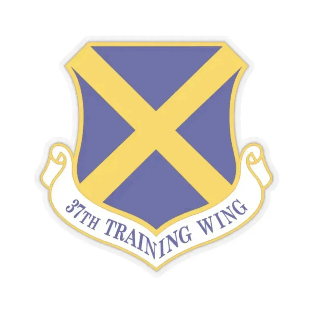 37th Training Wing (U.S. Air Force) STICKER Vinyl Kiss-Cut Decal 2 Inch Transparent - The Sticker Space