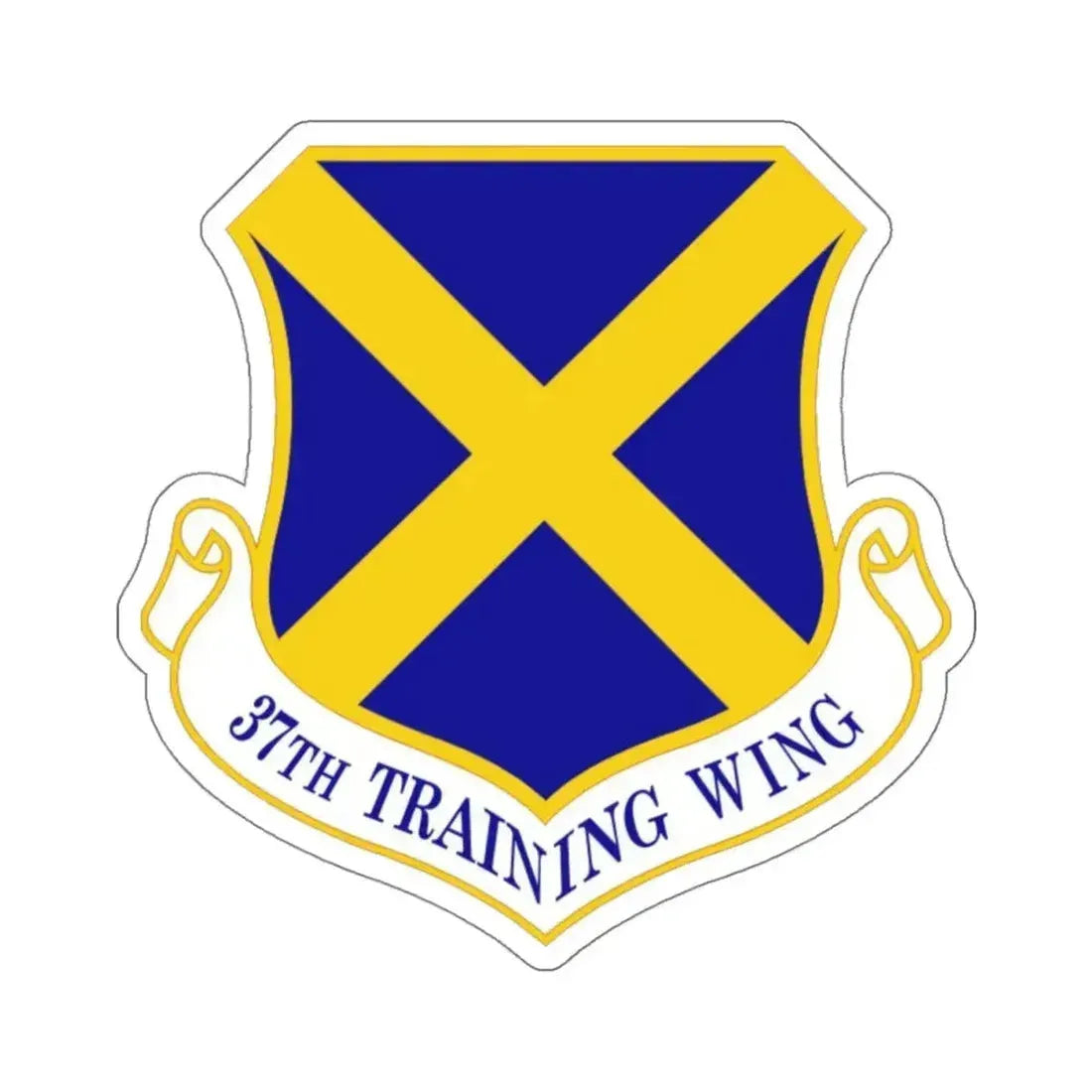 37th Training Wing (U.S. Air Force) STICKER Vinyl Kiss-Cut Decal 4 Inch White - The Sticker Space