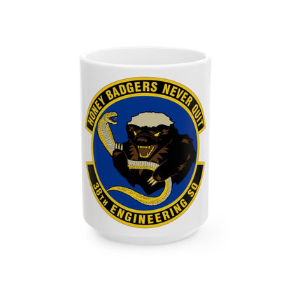 38 Engineering Squadron ACC (U.S. Air Force) White Coffee Mug-15oz-The Sticker Space