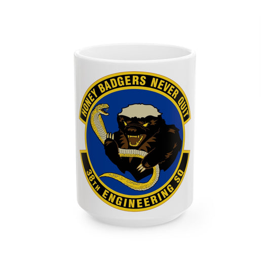 38 Engineering Squadron ACC (U.S. Air Force) White Coffee Mug-15oz-The Sticker Space