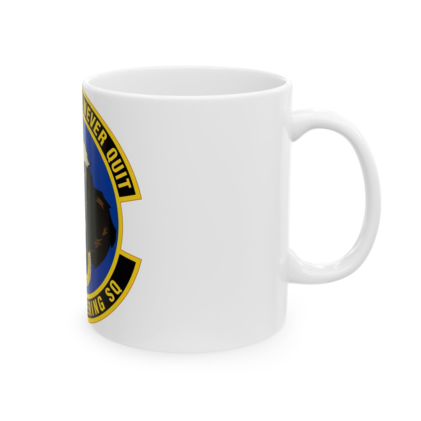 38 Engineering Squadron ACC (U.S. Air Force) White Coffee Mug-The Sticker Space