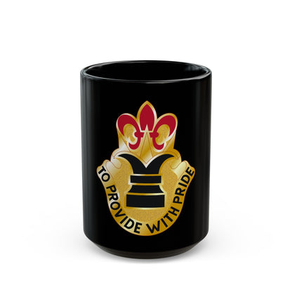 38 Personnel Services Battalion (U.S. Army) Black Coffee Mug-15oz-The Sticker Space