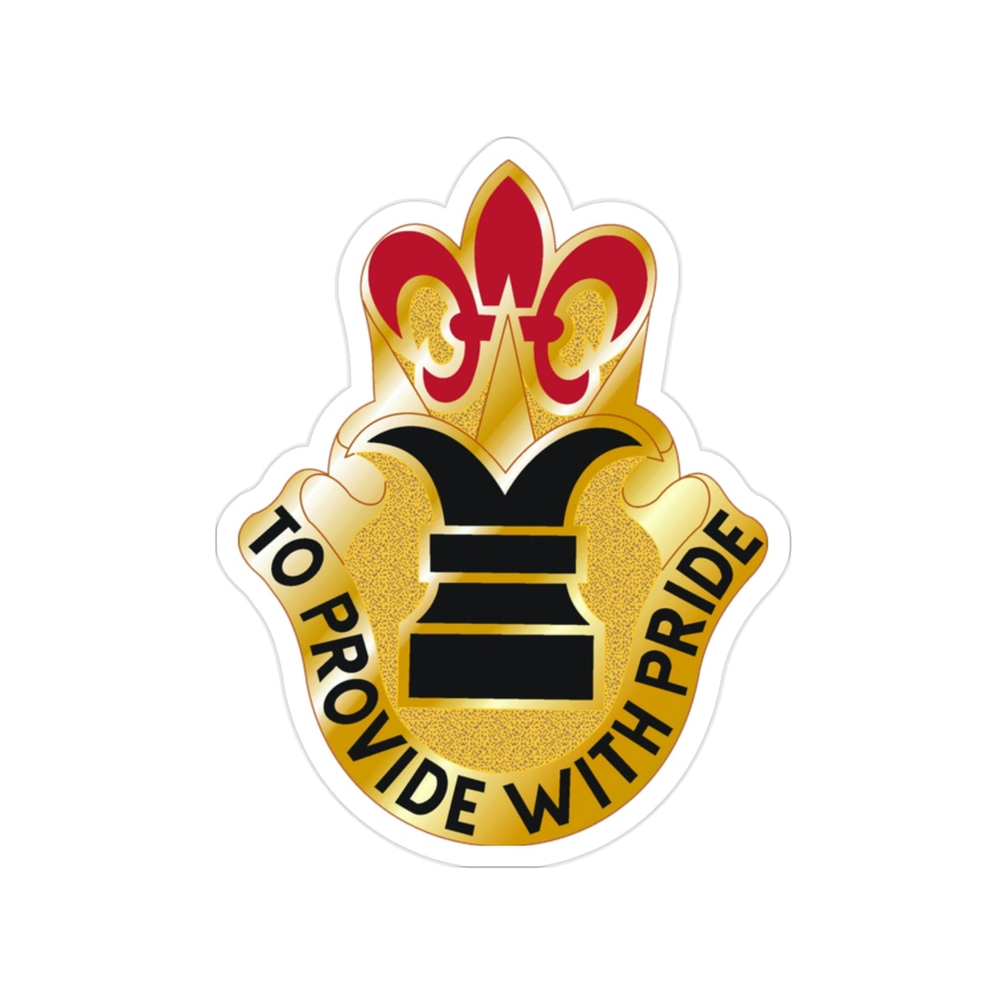 38 Personnel Services Battalion (U.S. Army) Transparent STICKER Die-Cut Vinyl Decal-2 Inch-The Sticker Space