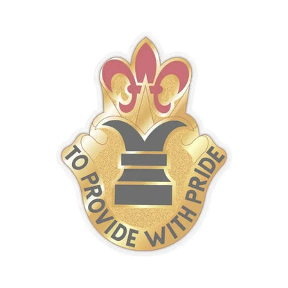 38 Personnel Services Battalion (U.S. Army) STICKER Vinyl Kiss-Cut Decal 4 Inch Transparent - The Sticker Space