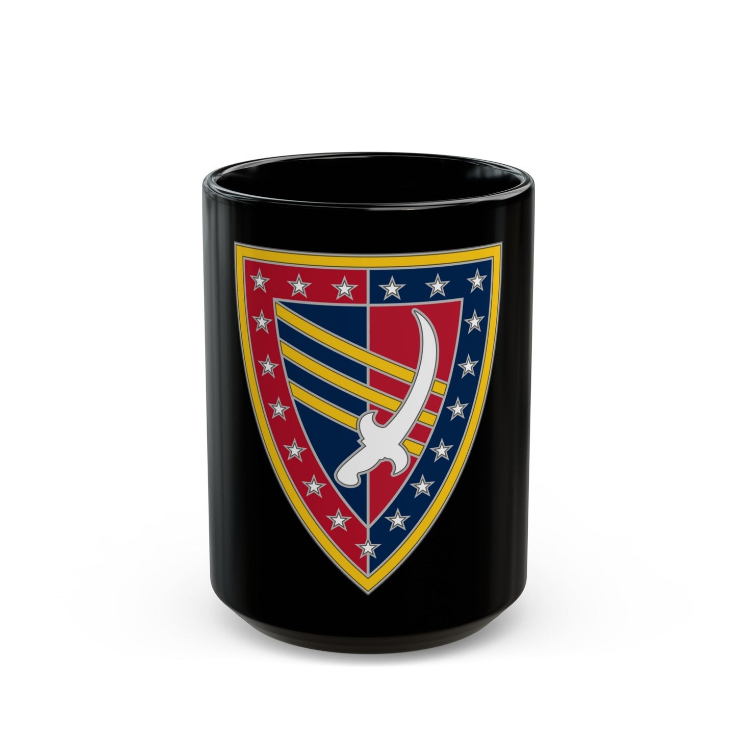 38 Sustainment Brigade (U.S. Army) Black Coffee Mug-15oz-The Sticker Space