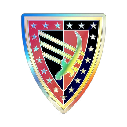 38 Sustainment Brigade (U.S. Army) Holographic STICKER Die-Cut Vinyl Decal-2 Inch-The Sticker Space