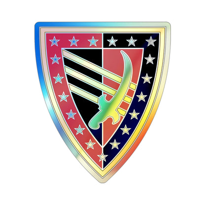 38 Sustainment Brigade (U.S. Army) Holographic STICKER Die-Cut Vinyl Decal-3 Inch-The Sticker Space