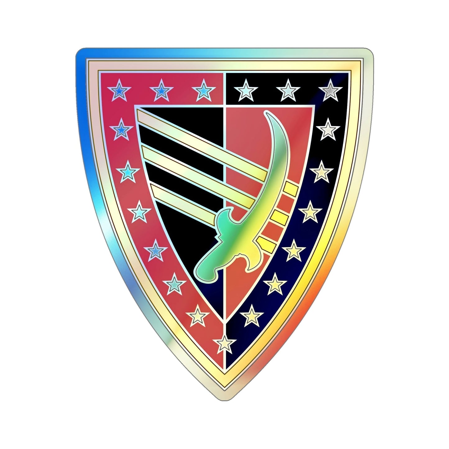 38 Sustainment Brigade (U.S. Army) Holographic STICKER Die-Cut Vinyl Decal-5 Inch-The Sticker Space