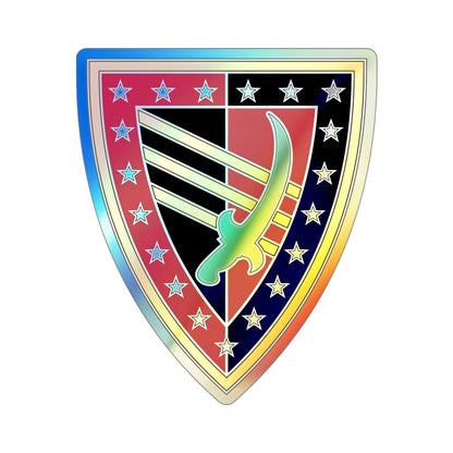 38 Sustainment Brigade (U.S. Army) Holographic STICKER Die-Cut Vinyl Decal-5 Inch-The Sticker Space