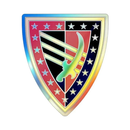 38 Sustainment Brigade (U.S. Army) Holographic STICKER Die-Cut Vinyl Decal 2 Inch Holographic - The Sticker Space