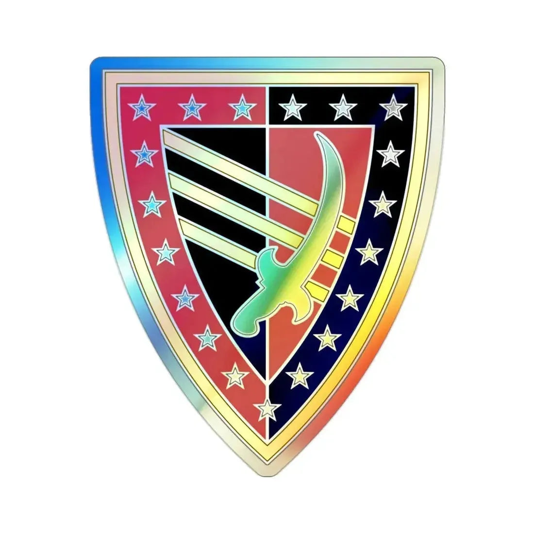 38 Sustainment Brigade (U.S. Army) Holographic STICKER Die-Cut Vinyl Decal - The Sticker Space
