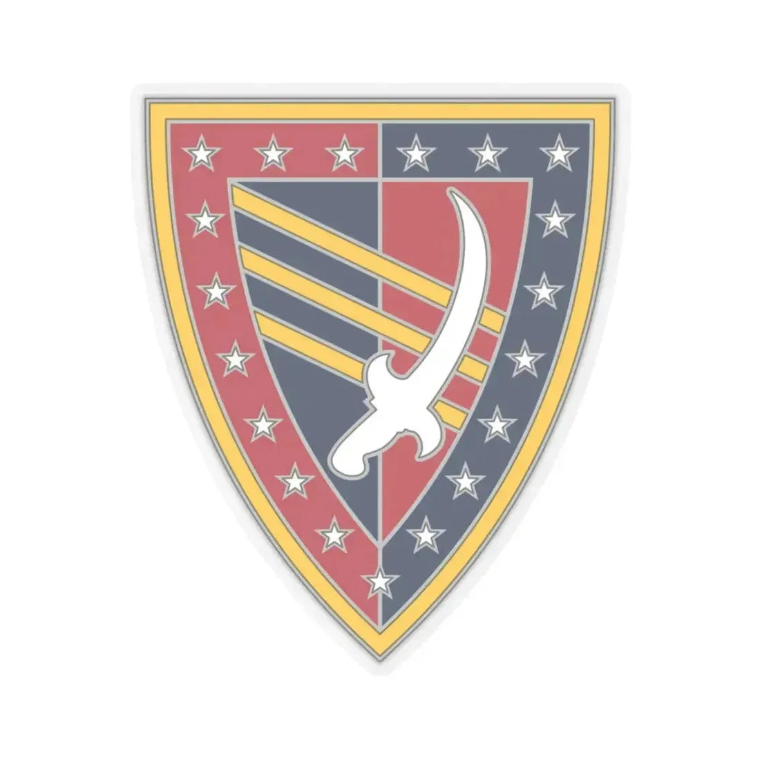 38 Sustainment Brigade (U.S. Army) STICKER Vinyl Kiss-Cut Decal 3 Inch Transparent - The Sticker Space