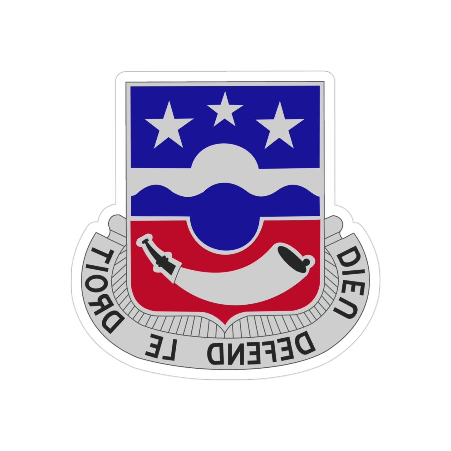 380 Infantry Regiment (U.S. Army) REVERSE PRINT Transparent STICKER-3 Inch-The Sticker Space