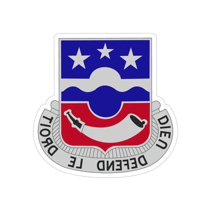 380 Infantry Regiment (U.S. Army) REVERSE PRINT Transparent Die-Cut STICKER - The Sticker Space