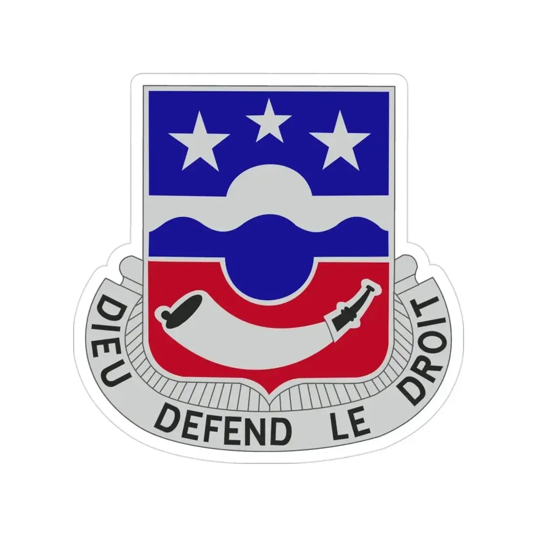 380 Infantry Regiment (U.S. Army) Transparent STICKER Die-Cut Vinyl Decal 3 Inch - The Sticker Space