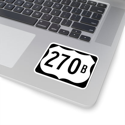 US 270B (Arkansas) (Road Sign) STICKER Vinyl Kiss-Cut Decal