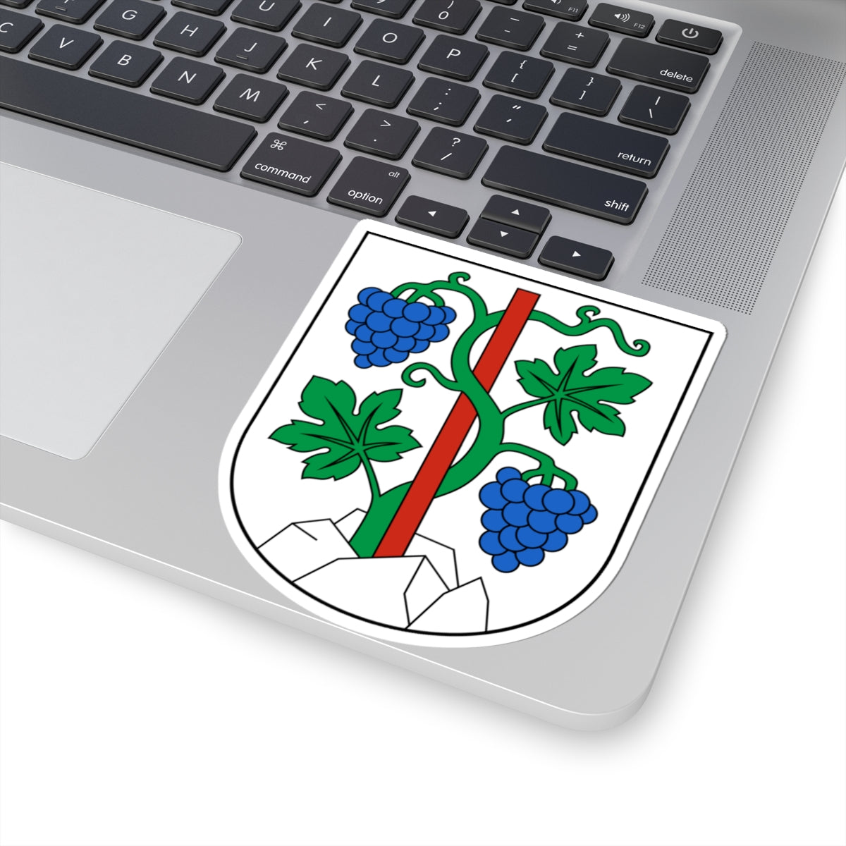 Rebstein-blazon (Switzerland) (Coat of Arms) STICKER Vinyl Kiss-Cut Decal