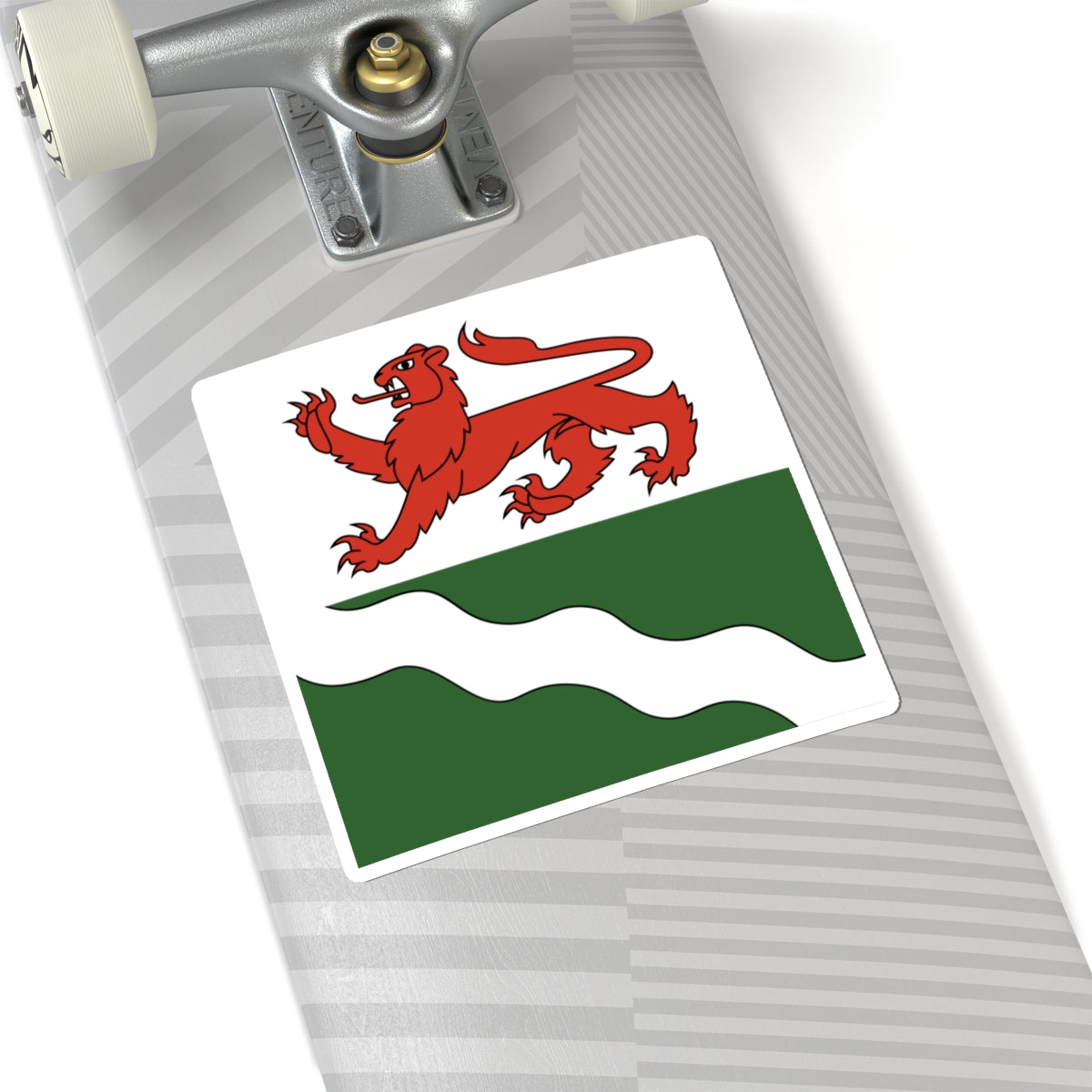 CHE Mattenbach Flag (Switzerland) STICKER Vinyl Kiss-Cut Decal