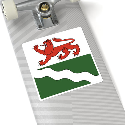 CHE Mattenbach Flag (Switzerland) STICKER Vinyl Kiss-Cut Decal