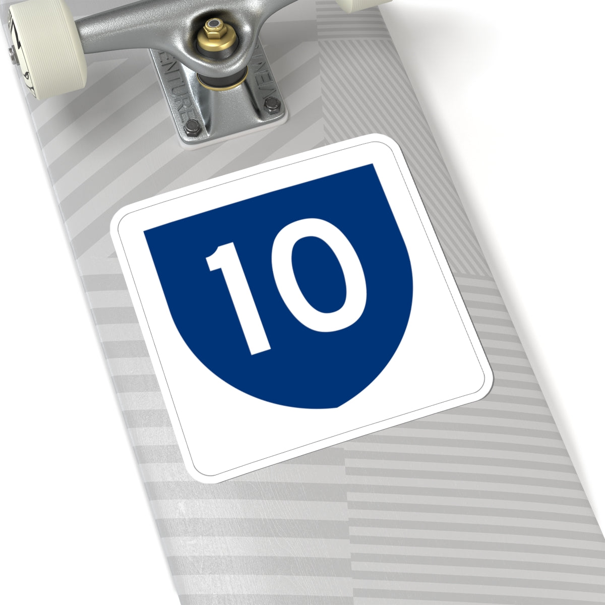 PR primary 10 (Puerto Rico) (Road Sign) STICKER Vinyl Kiss-Cut Decal
