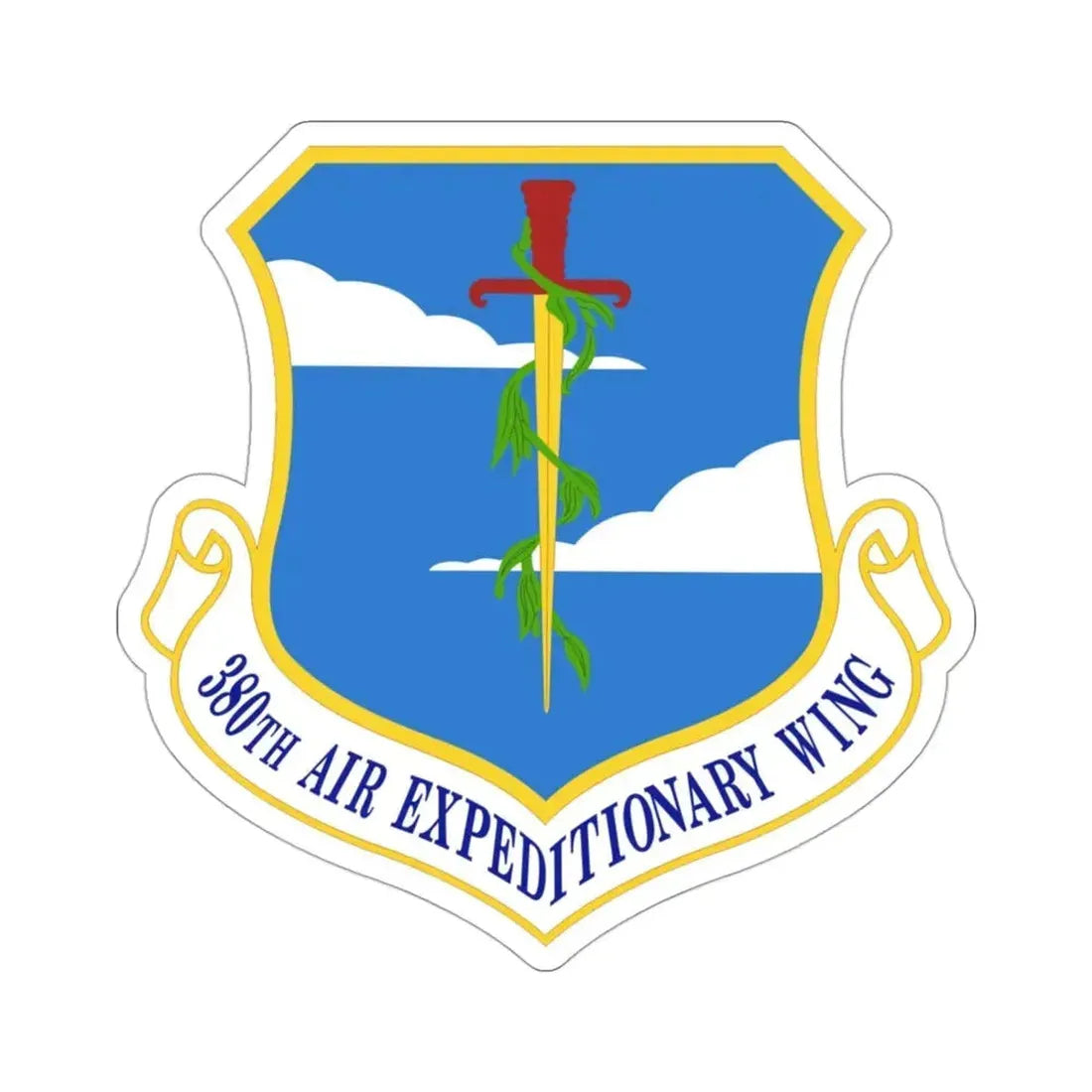 380th Air Expeditionary Wing (U.S. Air Force) STICKER Vinyl Die-Cut Decal 3 Inch - The Sticker Space