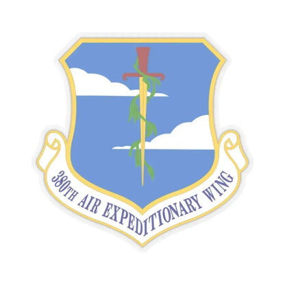 380th Air Expeditionary Wing (U.S. Air Force) STICKER Vinyl Kiss-Cut Decal 2 Inch Transparent - The Sticker Space