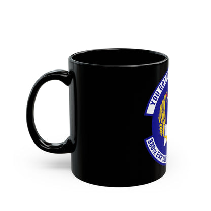 380th Expeditionary Contracting Squadron (U.S. Air Force) Black Coffee Mug-The Sticker Space