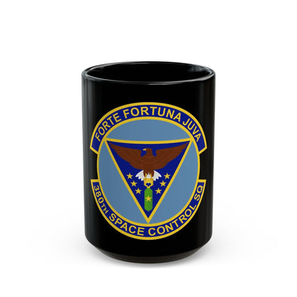 380th Space Control Squadron (U.S. Air Force) Black Coffee Mug-15oz-The Sticker Space