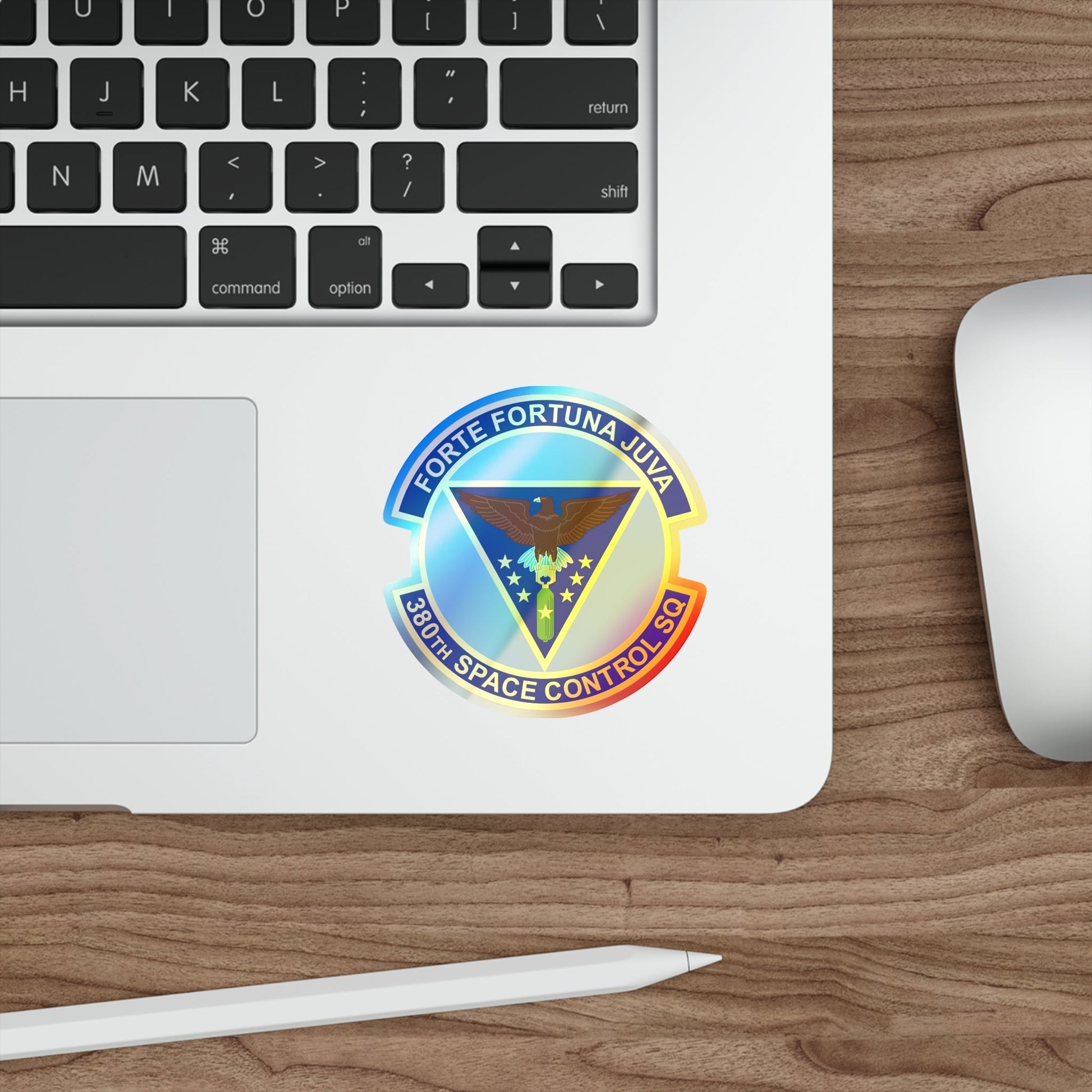 380th Space Control Squadron (U.S. Air Force) Holographic STICKER Die-Cut Vinyl Decal-The Sticker Space