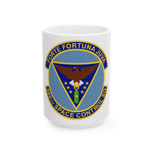 380th Space Control Squadron (U.S. Air Force) White Coffee Mug-15oz-The Sticker Space