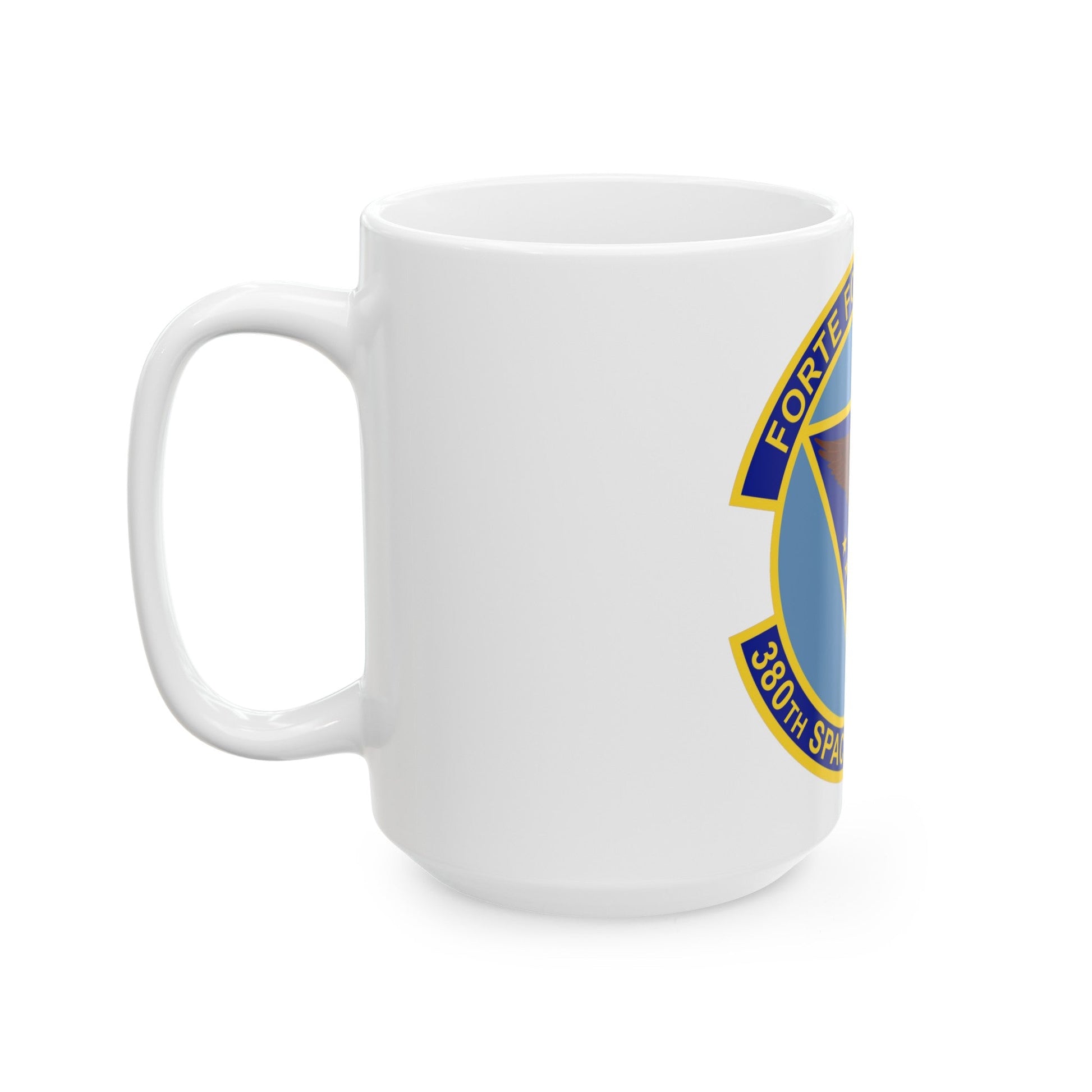 380th Space Control Squadron (U.S. Air Force) White Coffee Mug-The Sticker Space