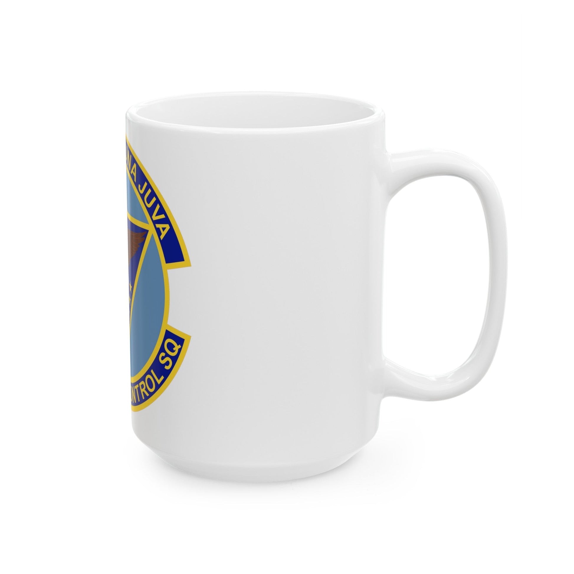 380th Space Control Squadron (U.S. Air Force) White Coffee Mug-The Sticker Space