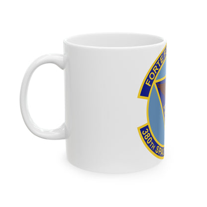 380th Space Control Squadron (U.S. Air Force) White Coffee Mug-The Sticker Space