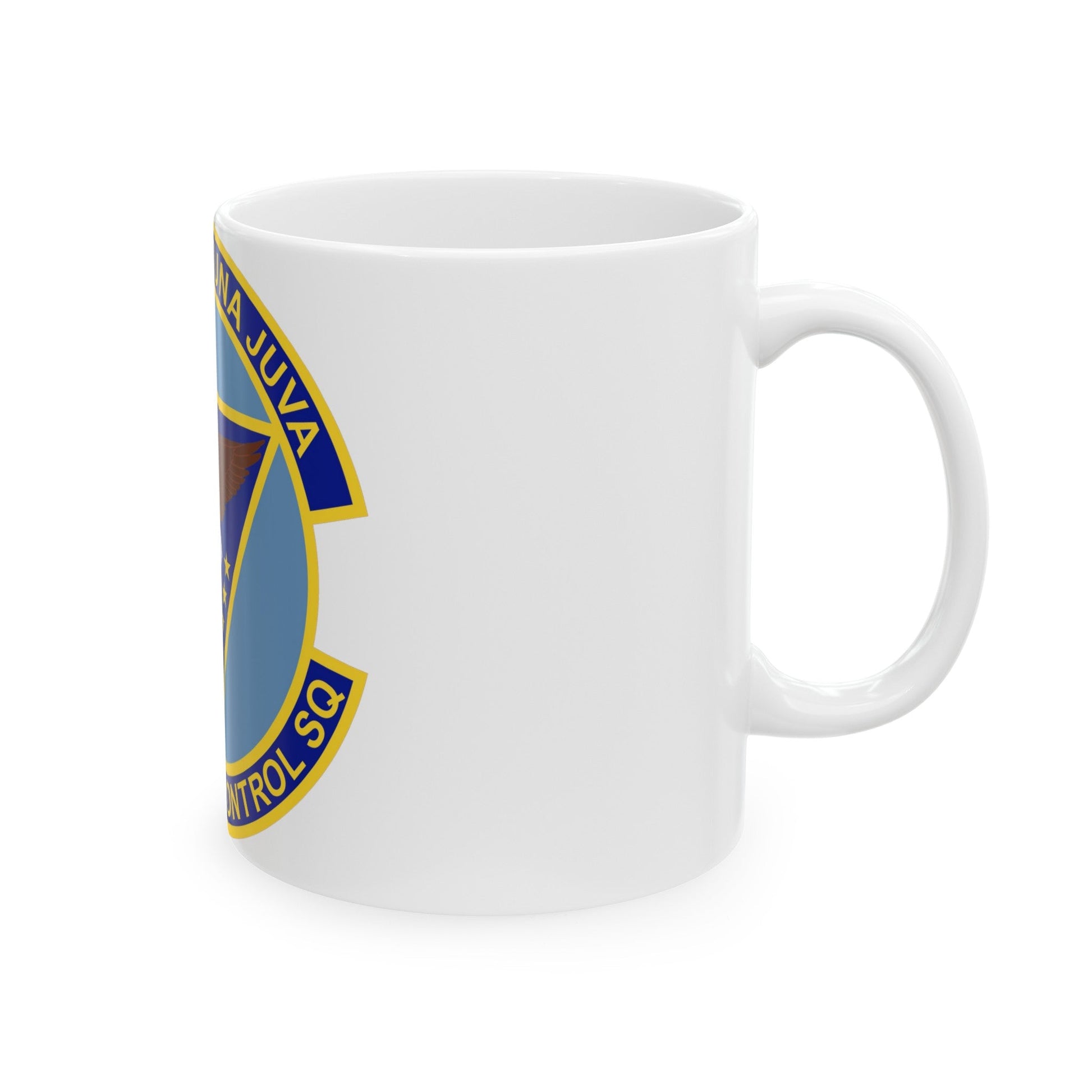 380th Space Control Squadron (U.S. Air Force) White Coffee Mug-The Sticker Space