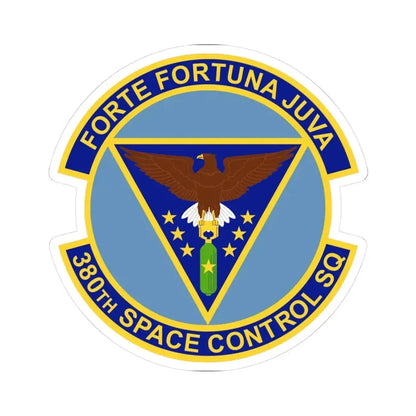 380th Space Control Squadron (U.S. Air Force) STICKER Vinyl Kiss-Cut Decal 3 Inch White - The Sticker Space