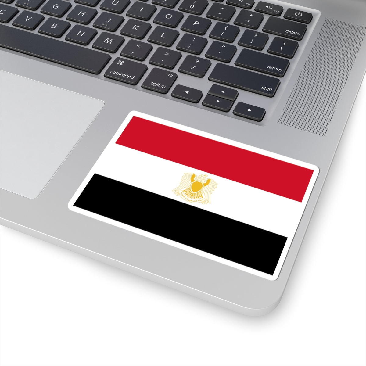 Flag of Syria 1972-1980 (Syria) STICKER Vinyl Kiss-Cut Decal