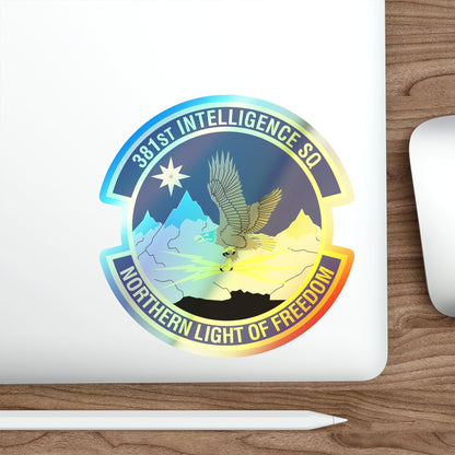 381st Intelligence Squadron (U.S. Air Force) Holographic STICKER Die-Cut Vinyl Decal-The Sticker Space