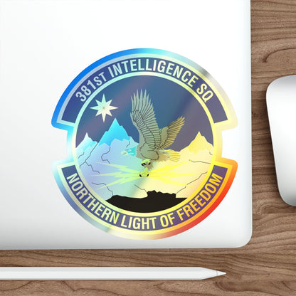 381st Intelligence Squadron (U.S. Air Force) Holographic STICKER Die-Cut Vinyl Decal-The Sticker Space