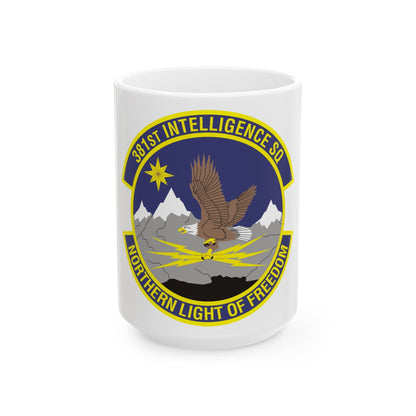 381st Intelligence Squadron (U.S. Air Force) White Coffee Mug-15oz-The Sticker Space