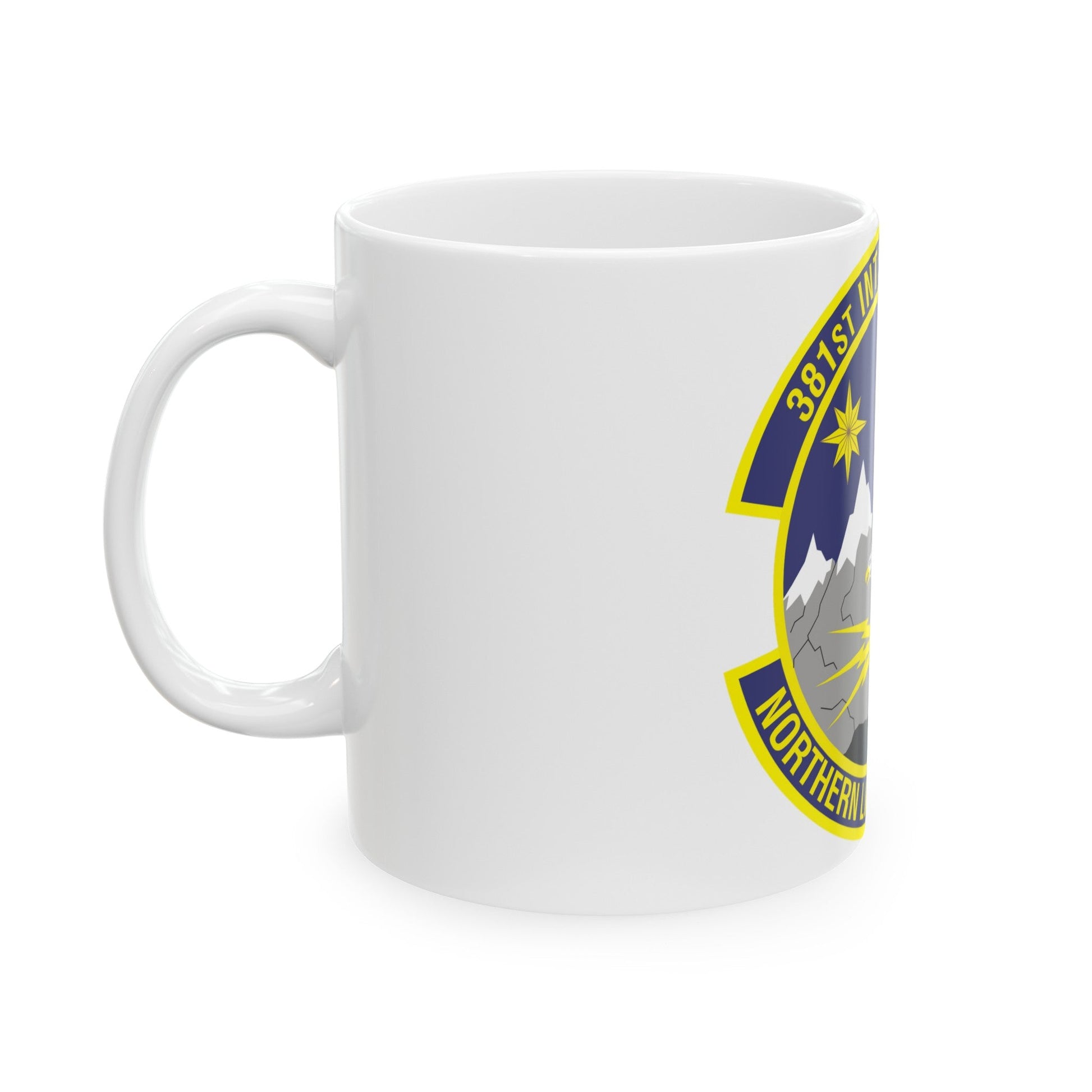 381st Intelligence Squadron (U.S. Air Force) White Coffee Mug-The Sticker Space