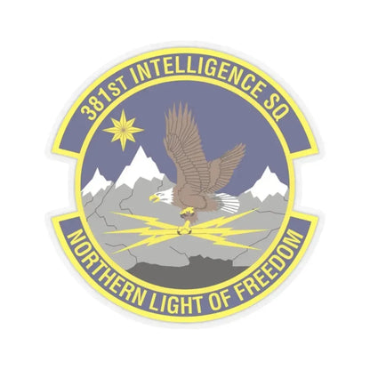 381st Intelligence Squadron (U.S. Air Force) STICKER Vinyl Kiss-Cut Decal 2 Inch Transparent - The Sticker Space