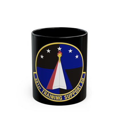 381st Training Support Squadron (U.S. Air Force) Black Coffee Mug-11oz-The Sticker Space