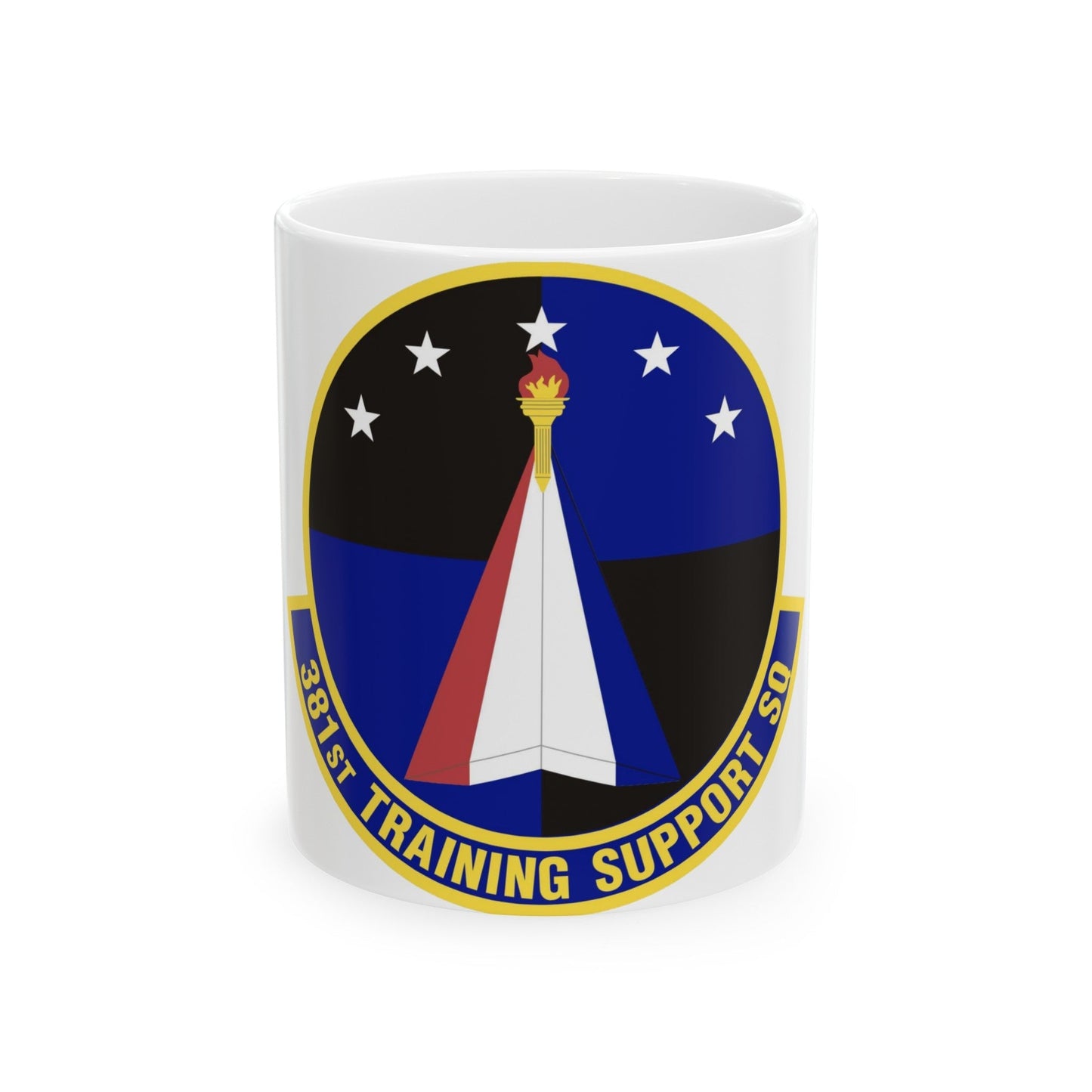 381st Training Support Squadron (U.S. Air Force) White Coffee Mug-11oz-The Sticker Space