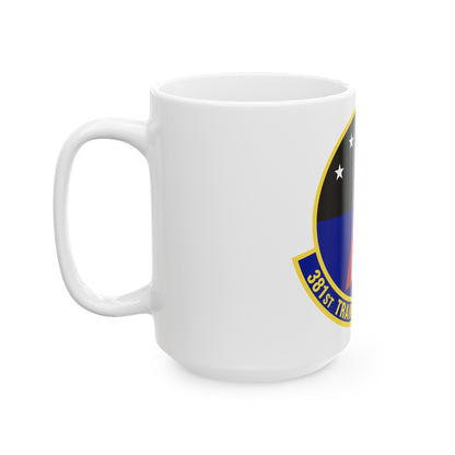 381st Training Support Squadron (U.S. Air Force) White Coffee Mug-The Sticker Space