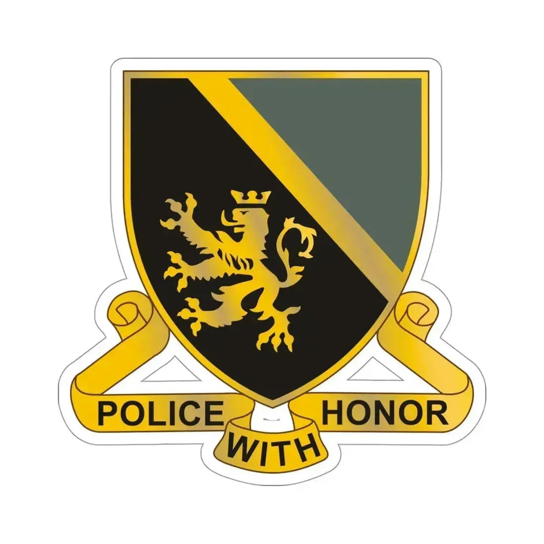 382 Military Police Battalion (U.S. Army) STICKER Vinyl Die-Cut Decal 4 Inch - The Sticker Space