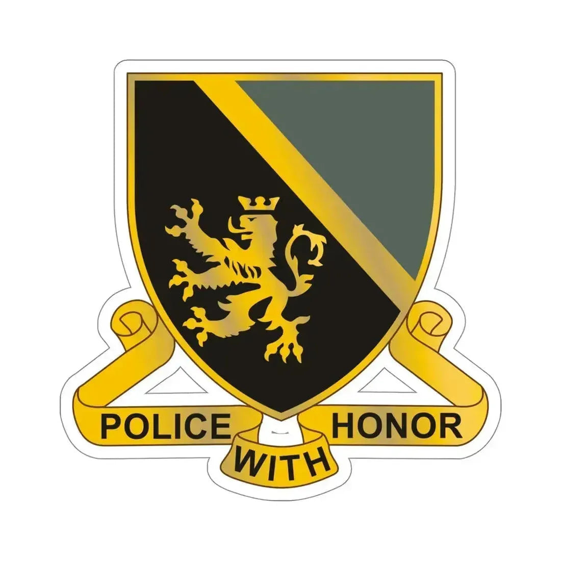 382 Military Police Battalion (U.S. Army) STICKER Vinyl Die-Cut Decal 5 Inch - The Sticker Space