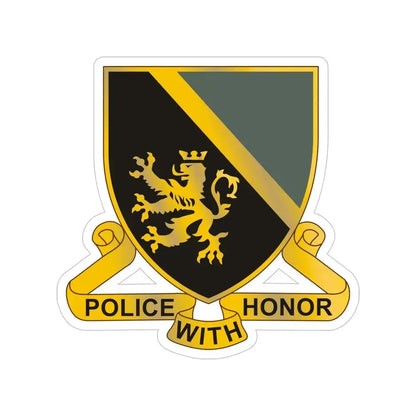 382 Military Police Battalion (U.S. Army) Transparent STICKER Die-Cut Vinyl Decal 5 Inch - The Sticker Space