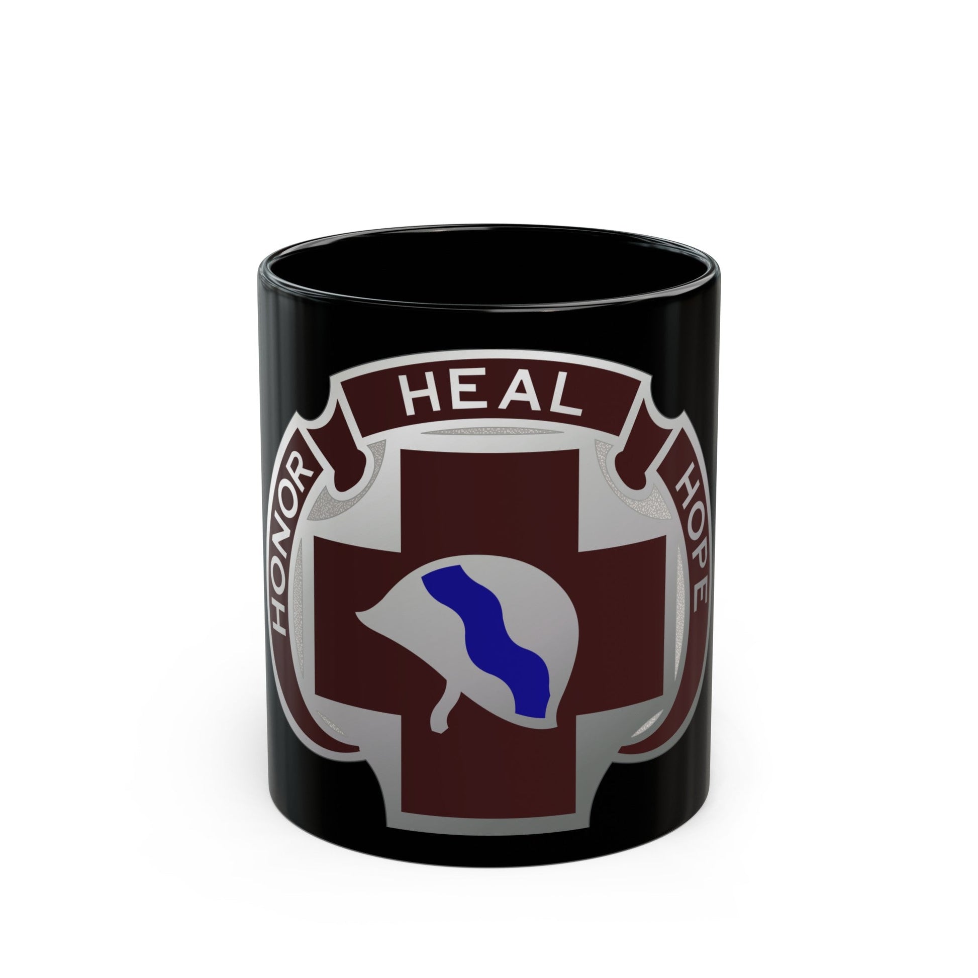 382 Surgical Hospital (U.S. Army) Black Coffee Mug-11oz-The Sticker Space