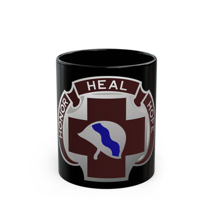 382 Surgical Hospital (U.S. Army) Black Coffee Mug-11oz-The Sticker Space